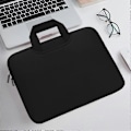 Miniatyrbilde 3 av 5: Bærbar Laptopveske Støtsikker Datamaskinveske for 15.6-tommers Notebook Grey