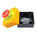 Miniatyrbilde 5 av 5: 2 stk. Rød Sopp Nødstopp Avstengnings Trykknapp Bryter No + Nc 22mm Cnc Gecko (haoyi)