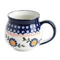 Pikkukuva 4 / 4: Luova keraaminen muki, esteettiset mukit, kaunis kahvimuki, koti- ja toimistokäyttöön, vesikuppi 14X8X9CM 1 kpl