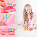 Miniatyrbild 3 av 5: Pop Väska Fidget Leksaker för Kvinnor Flickor, Tryck Bubbla Fidget Sensoriska Handväskor Leksaker, Regnbåge Enkel Dimpel Axelväska, Enhörning Stressavlastningsleksaker Sma