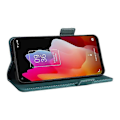 Miniatyrbild 5 av 5: Kompatibelt för TCL 10L/10 Lite Hårdvarudesign Ställ Magnetisk Stängning Läder Mobiltelefonfodral Skydd med Plånbok Blue