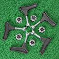 Miniatyrbillede 4 af 5: Golf Spikes Nøgle Værktøj Golfsko Knopper Twist Søm Udtrækker Nøgle Han IIH