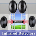 Miniatyrbild 4 av 5: Infraröd Stråldetektor Inbrotts Ir Larmsensor Larmsystem PDO