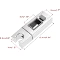 Miniatyrbillede 2 af 5: Brusehoved Slider Holder Justerbar Firkantet Slider Bar Håndsæt Beslag Badeværelse Vægmonteret Bar Slider Klemme Udskiftning