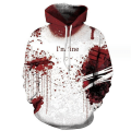 Miniatyrbild 1 av 4: Cool hoodie tröja för damer för herr Långärmade huvtröjor med fickor med dragsko XXL