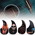 Miniatyrbild 4 av 5: 4 st Akustisk Gitarr Plektrumskydd PVC Skyddande Plektrum Skydd Musikinstrument Tillbehör