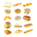 Miniatyrbillede 5 af 5: Kunstig Falsk Brød Kage Bageri Køkken Legetøj Donuts Simulation Model