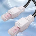 Miniatyrbilde 3 av 5: 10 x Nettverkskoblinger Verktøyfri RJ45 CAT6 LAN UTP Kabelplugg