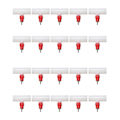 Miniatyrbild 1 av 5: Kycklingnipplar T-kopplingar - Helautomatiska Fjäderfä Vattenautomater Kit Kyckling Vattendrickare 20-pack