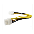 Pikkukuva 4 / 4: Atx 4-nastainen uros - 8-nastainen naaras Eps virtajohto-sovitin Cpu-virtalähde