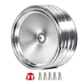 Miniatyrbild 4 av 5: 4 st/set 1,9 tums retro spegelhjulnav i metall för SCX10 -4 RC bilmodifieringstillbehör Universal Silver B