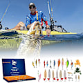 Pikkukuva 1 / 5: 24 Days Fishing Lure Kit 2023 Jouluyllätyslahja Adventtikalenteri style 1