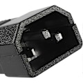 Miniatyrbillede 5 af 5: 1 par AC250V 10A IEC C14 Han C13 Hun, 3 ben terminaler Inline Adapter Stik Strømstik