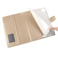 Miniatyrbillede 4 af 5: HANMAN Mill Series Kompatibel med iPad Pro 11-tommer (2018) / (2020) / (2021) / iPad Air (2020) / (2022) Stødsikkert PU Læder Cover Champagne