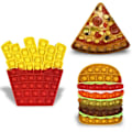Miniatyrbild 1 av 5: 3-pack Pop Fidget Leksakspaket Mat Sensoriska Leksaker För Barn Pojkar Flickor Småbarn Julstrumpa Fyllmedel Fest Favörer Gåvor Stresslindring