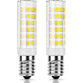 Miniatyrbild 1 av 3: E14 LED-lampa 9w Kupa, 50w Halogen Ekvivalent, 550lm, Kallvit 6000k, Liten Edison Skruv, Ej Dimbar, 2 Stycken