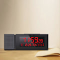 Miniatyrbild 3 av 5: Digital Dimbar Termometerdisplay 7 Färg Nattlampa Väckarklocka Heminredning