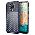 Miniatyrbild 1 av 5: Thunder Series Twill Textur Mjukt TPU-skal Kompatibelt med Nokia G10 / G20 Blue
