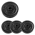 Miniatyrbillede 1 af 5: 4 stk. Universal 70 mm Diameter Slidstærk Leje Trisse Hjul Kabel Gymnastikdel - Fremragende