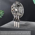 Miniatyrbillede 2 af 5: Pulssensor Hjertefrekvenssensor Hjerteslags Pulssensor kompatibel med Raspberry Pi, sort & rød