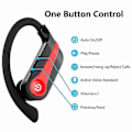Pikkukuva 5 / 5: Langattomat nappikuulokkeet, Bluetooth 5.1 urheilukuulokkeet, 10 tuntia soittoaikaa yhdellä latauksella, langattomat kuulokkeet 6D stereo Hi-fi ääni, melunvaimennus (punainen)