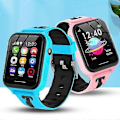 Miniatyrbillede 2 af 5: Børneure Opkald Børn Smart Ur Til Børn SOS Vandafvisende Smartwatch Ur Sim Kort Placering
