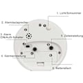 Miniatyrbild 4 av 5: Väckarklocka småbarn analog pojke flicka tyst bordsklocka batteridriven utan tickande sänglampa stor funktionslampa för sovrum kontor (rosa)