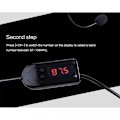 Miniatyrbillede 5 af 5: Sort Bærbar FM Trådløs Mikrofon Headset Radio Megafon Til Turistguide Undervisning Møder Forelæsninger Forsyninger RCN