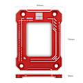 Miniatyrbillede 5 af 5: Lga1700-bcf 12. CPU Bøjningskorrektionsramme CPU Fast Bagplade Cnc Aluminium Anti-bøjning Med Tf7 Termisk Pasta (grå)