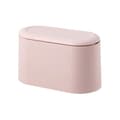 Mini Soptunna med Lock - Avtagbar Liten Soptunna (rosa)