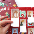Pikkukuva 3 / 5: Muoti joulun adventtikalenteri Joulun sokealaatikkokoru set rannekorun valmistussarja, kädessä pidettävä 24 lähtölaskentakalenteri tee-se-itse korut lahja style 16