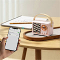 Miniatyrbild 3 av 5: HM11 2:a Gen Retro Bluetooth Högtalare Portabel Trådlös Högtalare Stöd U-disk TF-kort AUX Pink