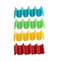 Miniatyrbillede 1 af 4: 4 stk. Burrito-stativer i plastik Taco Display Stativer Taco Holdere (Assorteret Farve)