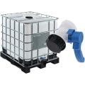 Miniatyrbillede 5 af 5: Universal IBC adapter til IBC vandtank, IBC tank, 62mm IBC tap, DN40 klapventil
