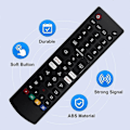 Miniatyrbilde 2 av 5: AKB76040301 Erstatningsfjernkontroll for LG Smart LED LCD TV 32LM577BPUA 50UP7000PUA 60UP7670PUB 32LM577BZUA 86UP8770PUA black