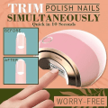 Miniatyrbild 2 av 5: Elektrisk Nagelklippare Säker Automatisk Nagelklippare Trimmer Klippare Manikyrverktyg Fingernagelvård Pink
