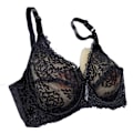 Miniatyrbillede 1 af 5: Silikone falske bryster CD cross-dressing bryst-bh, Ingen brystimplantater black 85C