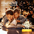Miniatyrbillede 5 af 5: Julelys Klokker Julepynt 3D Lampe Varmt Hvid