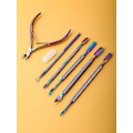 Miniatyrbild 5 av 5: 6-pack Manikyrset - Nagelsax, Klippare, Nagelbandsavlägsnare, Nagelskubbare, Pedikyr, Falska Naglar set C