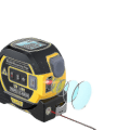 Miniatyrbild 2 av 3: 3-i-1 Laseravståndsmätare 5m Bandmått Linjal LCD-display Med Bakgrundsbelysning Avståndsmätare Byggnadsenhet Area Volymer Mätning 40M