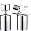 Miniatyrbillede 5 af 5: Solid Messing Vandhane Luftblandere Dobbelt Funktion Bred Vinkel Luftblander 360 Graders Rotation (FM22)