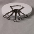 Miniatyrbilde 5 av 5: Armbånd, Svart Armbånd, Halloween Armbånd, Skalle Armbånd, Metallkjede Bakside