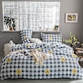 Pikkukuva 1 / 2: 3/4 osainen sarja Kawaii Snoopy sarjakuva puuvillapeitto kattaa arkin tyynyliina Anime mukava pehmeä kotitalousvuodevaatteet lahjat 4piece set150x200cm huage