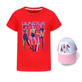 Kpop Demon Hunters Kortarmet T-skjorte + Hatt for Barn