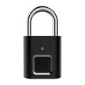 Miniatyrbillede 1 af 4: Fingerprint Gardin Lås Ip65 Smart Dørlås Vandtæt Digital Sikkerhedslås Bærbar Fingerprint Gardin Lås Usb Nøglefri Lås