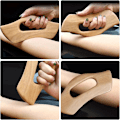 Miniatyrbillede 5 af 5: Gua Sha Bræt Træ Lymfedrænage Massageværktøj Gua Sha Værktøj til Giftstoffer Forebygger Rynker til Spa Akupunktur Terapi Trigger Point Behandling