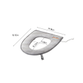 Miniatyrbillede 3 af 5: 2023 USB Intelligent Opvarmet Toiletklap, Powerbank (medfølger ikke) Toiletklapdækning, Varmt Pude, Varmt Toiletklapdækning, Vinter Toiletklap Gray