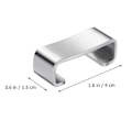 Miniatyrbillede 2 af 3: 3 stk. Chopsticks stativ i rustfrit stål Metal Ske Stativ Chopstick Holder