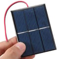 0,65W 1,5V solpanel med tråd sollimskiva DIY solpanel 60*80MM