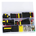 Miniatyrbillede 2 af 2: Vandafvisende Biltrådforbindelse Elektriske Terminaler Stik 1/2/3/4/5/6 Pins med 240 stk. Bilsikringer